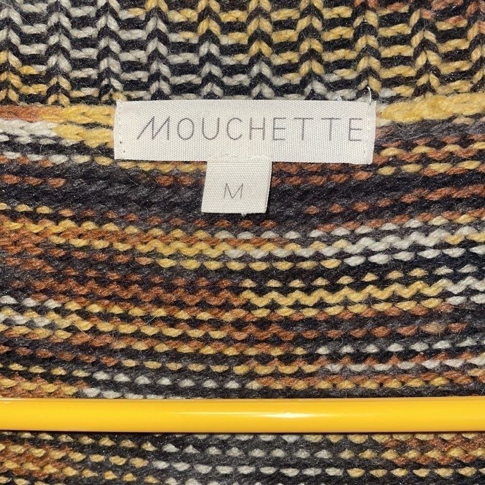 Mouchette BOGO 🌸🌼 EUC Large Open front Knit Striped Cardigan - Picture 4 of 9